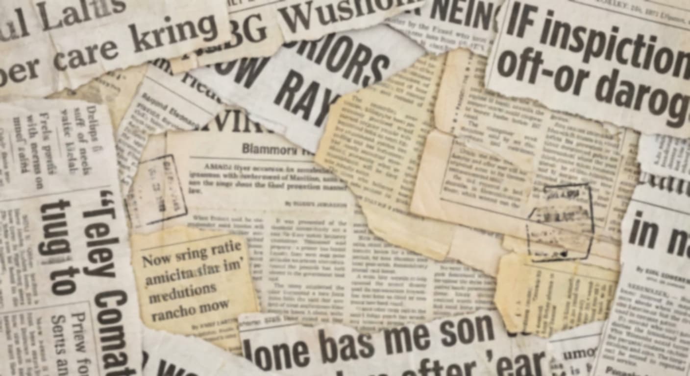 Newspaper texture
